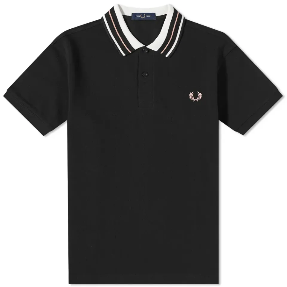 Tramline Tipped Polo Shirt