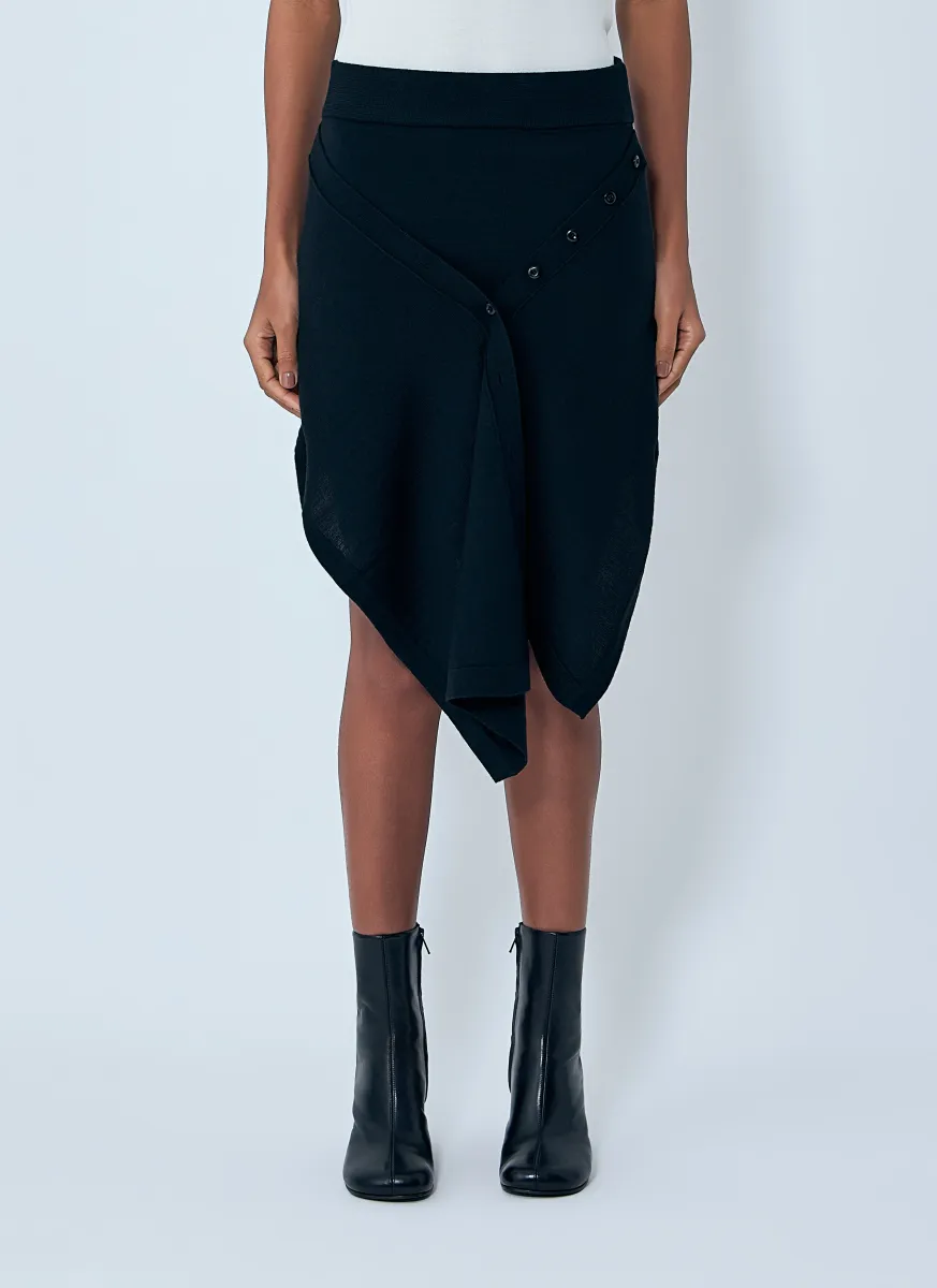 Buttoned Skirt