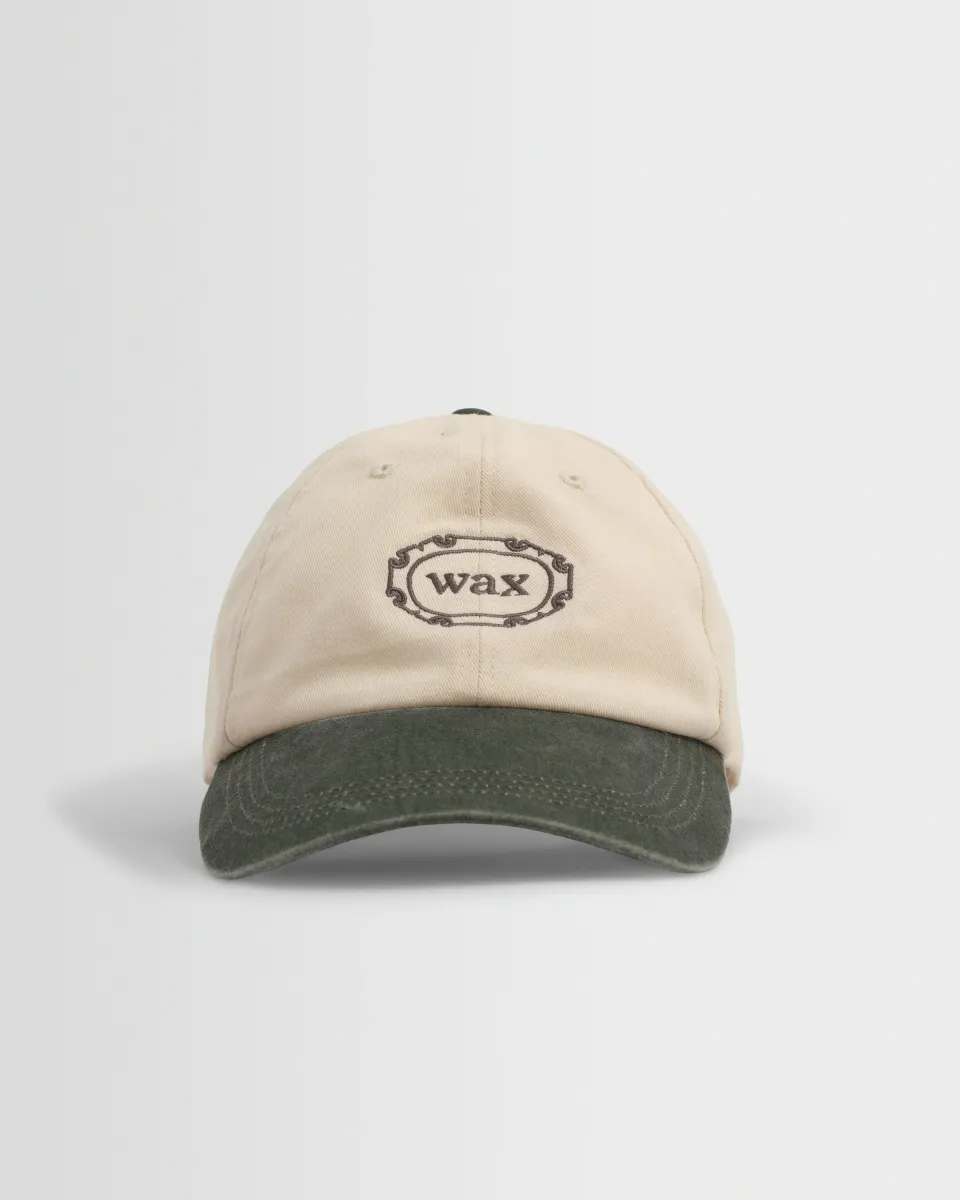Spencer - Ecru and Khaki Cotton Sports Cap
