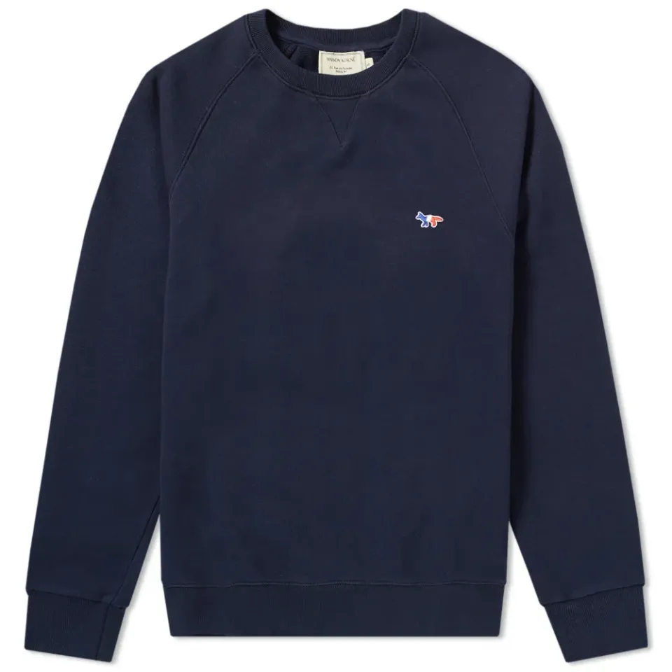 Maison Kitsuné Tricolour Fox Crew Sweat