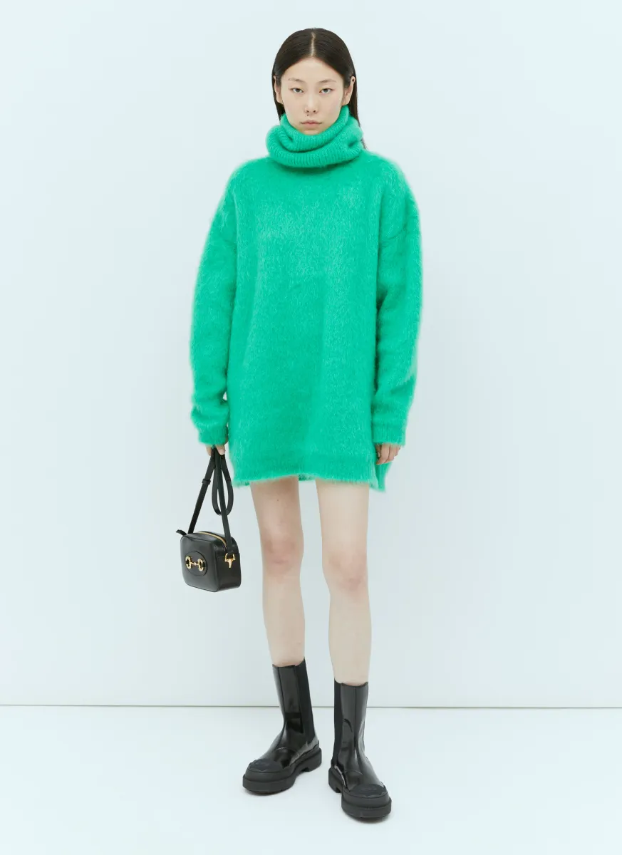 Brushed Mohair Jumper Dress