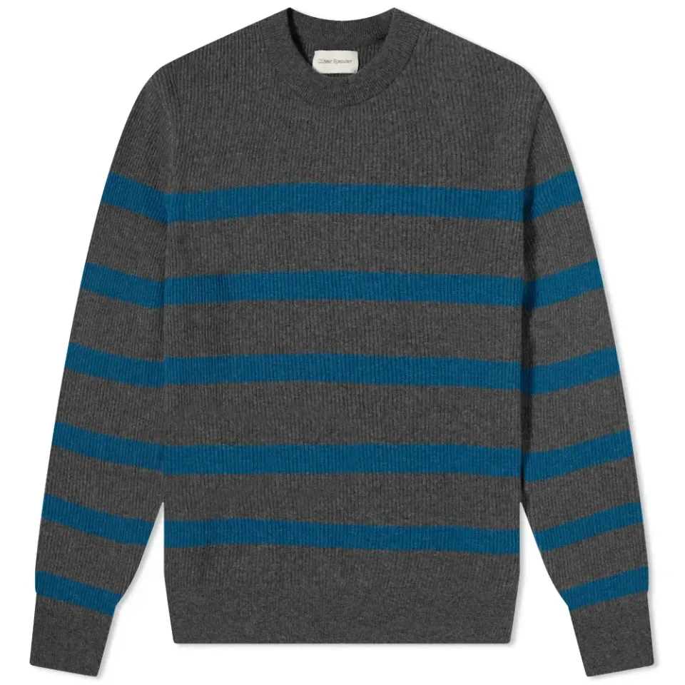 Blenheim Striped Crew Knit