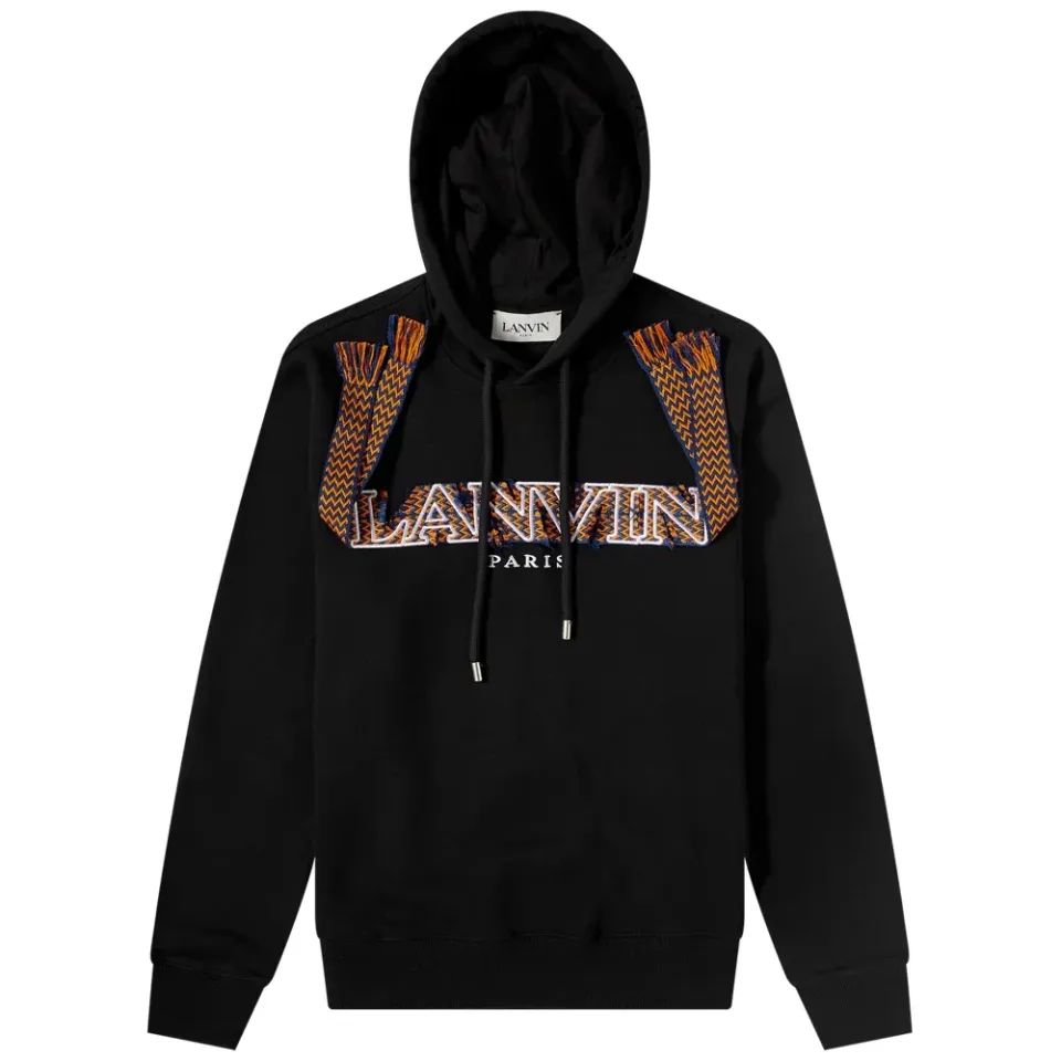 Curb Lace Embroidered Popover Hoodie