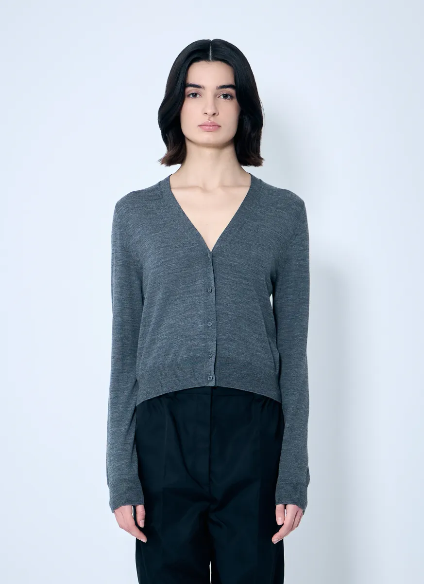 Fine Wool Cardigan