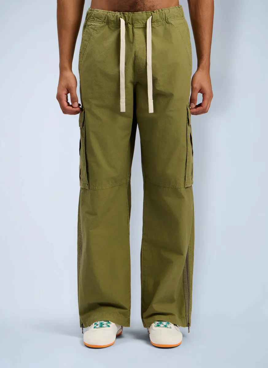 Curved Logo Cargo Pants