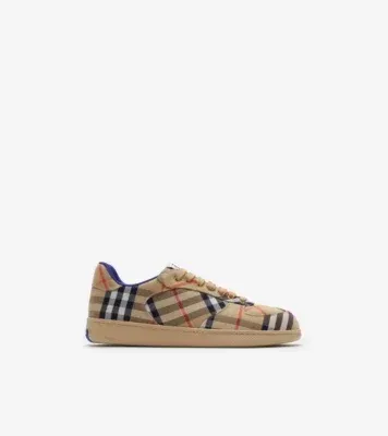 Check Terrace Sneakers in Sand beige