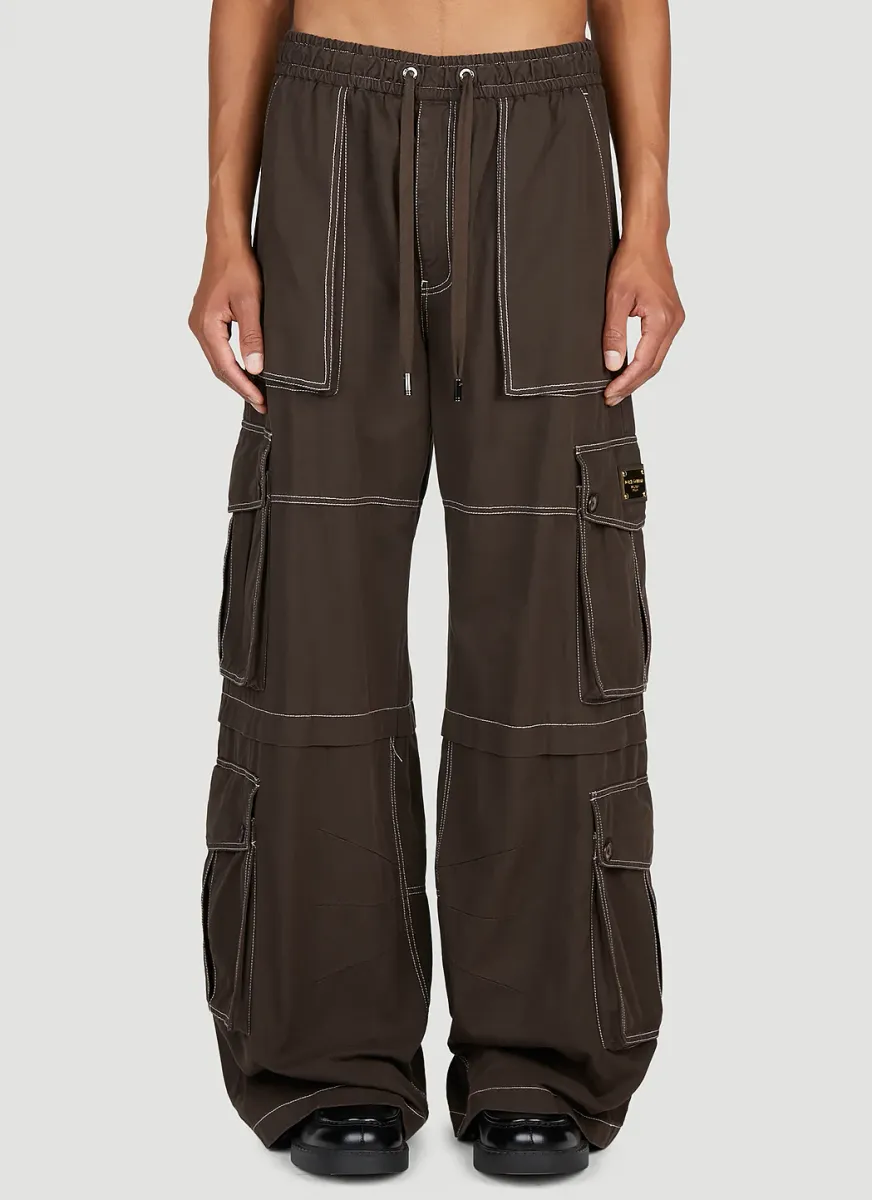Wide Leg Cargo Pants
