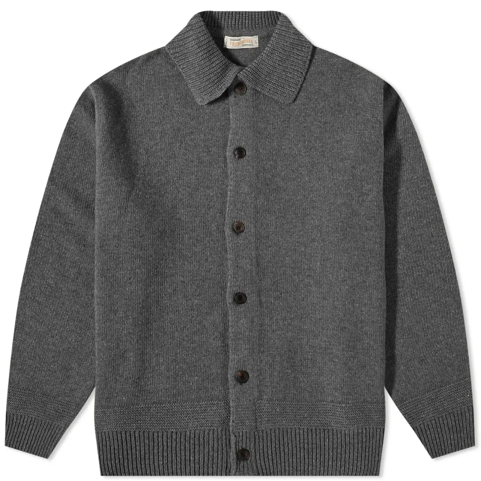 Wool Knit Cardigan Jacket