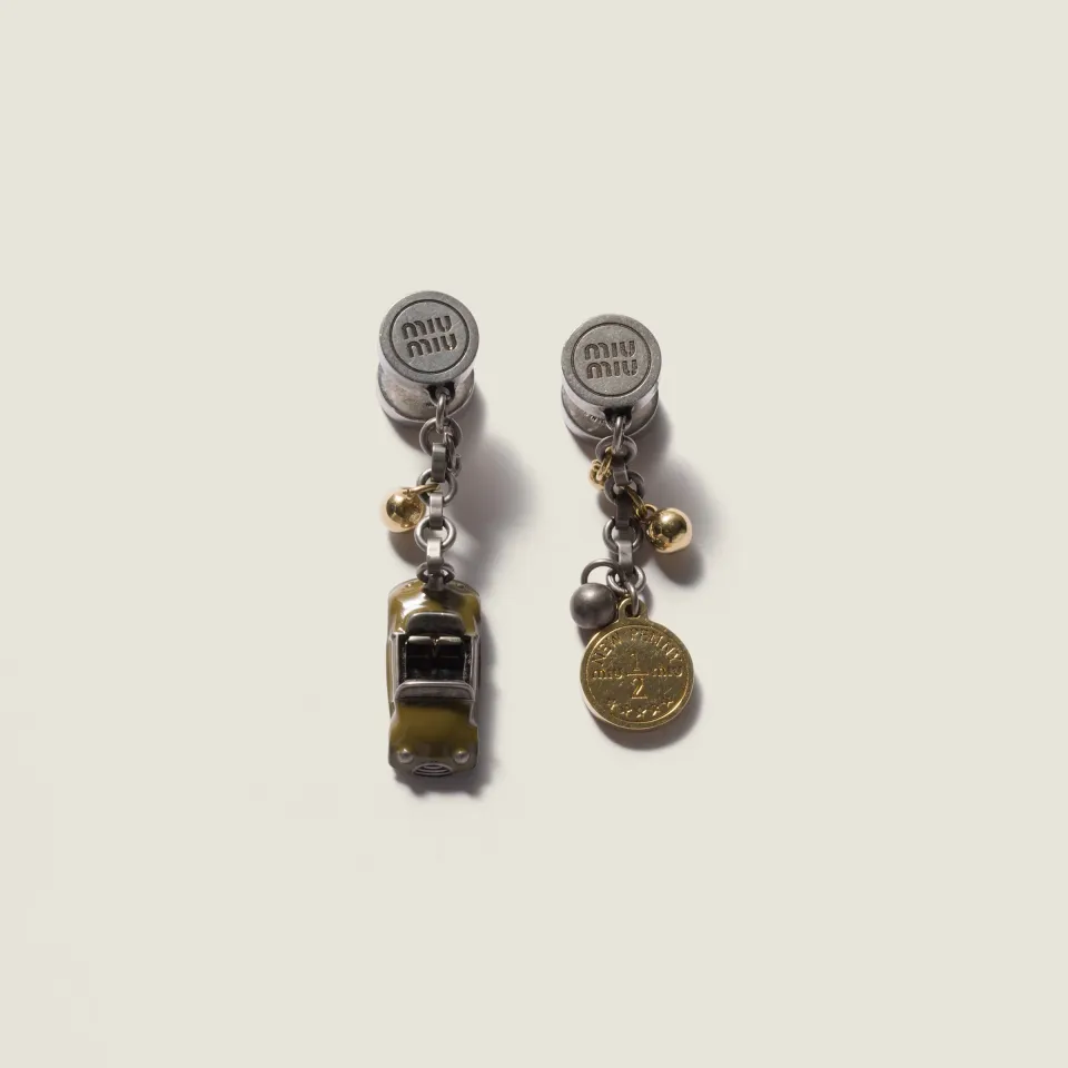 Metal earrings