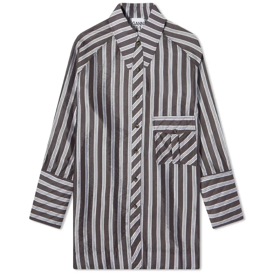 Longline Striped Shirt