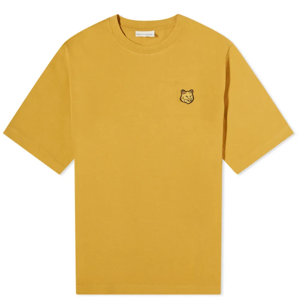 Tonal Fox Head Patch Oversize T-Shirt