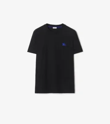 Cotton T-shirt in Black