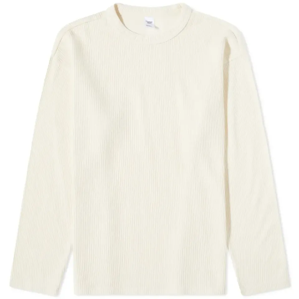 Natural Dye Waffle Crew Sweat