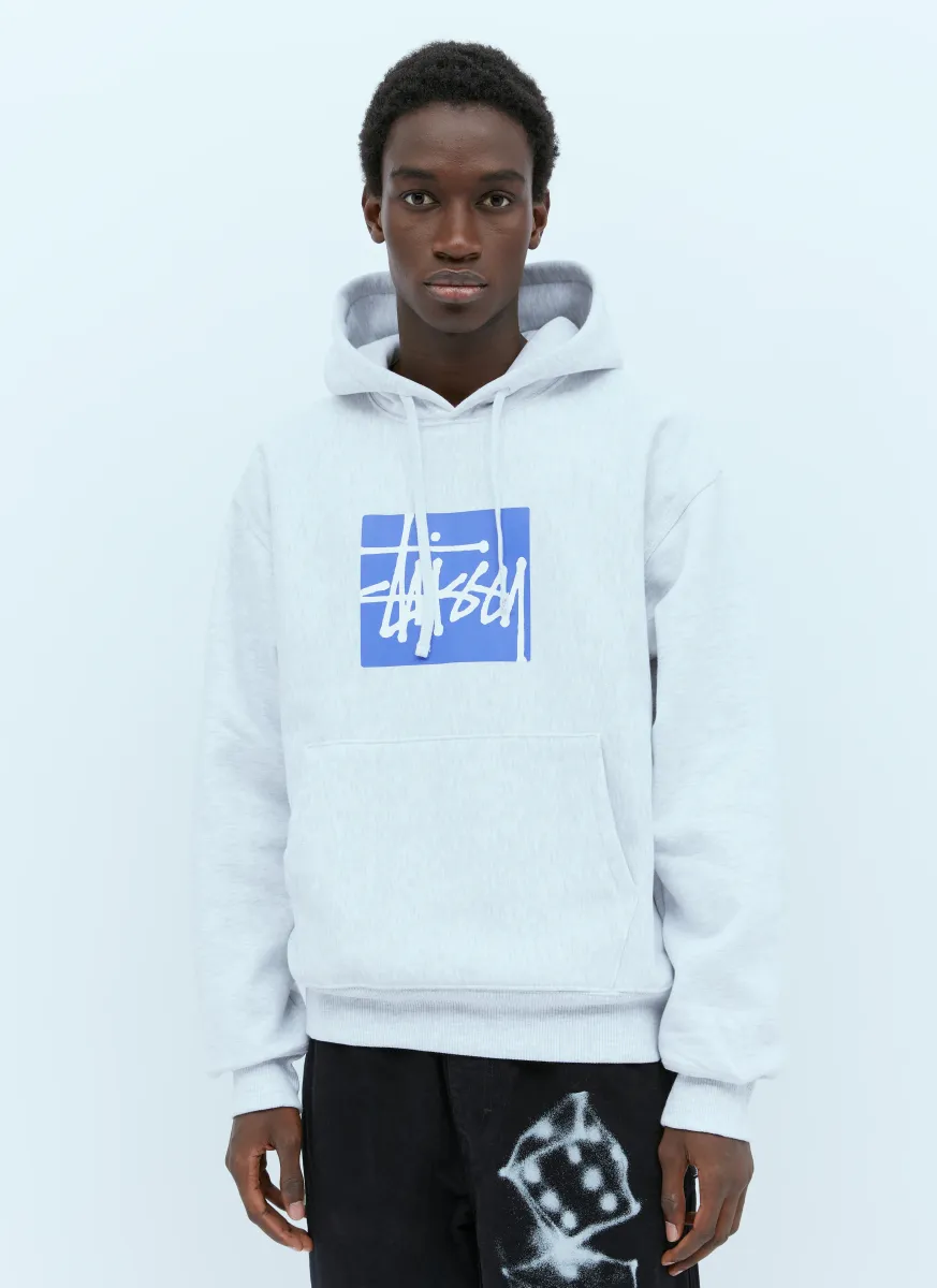 Stock Logo Applique Hooded Sweatshirt