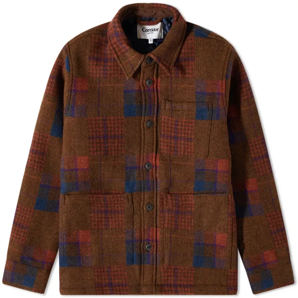 Wool Patchwork Jacket