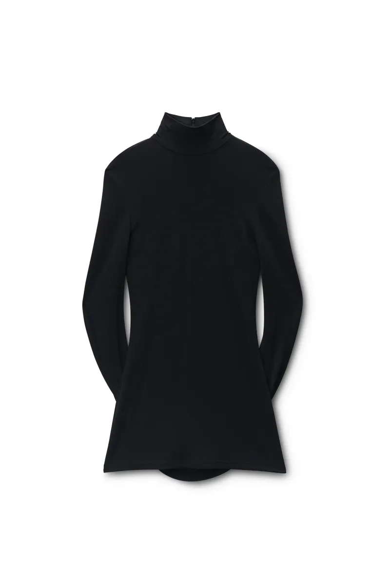 Draped Asymmetric Minidress