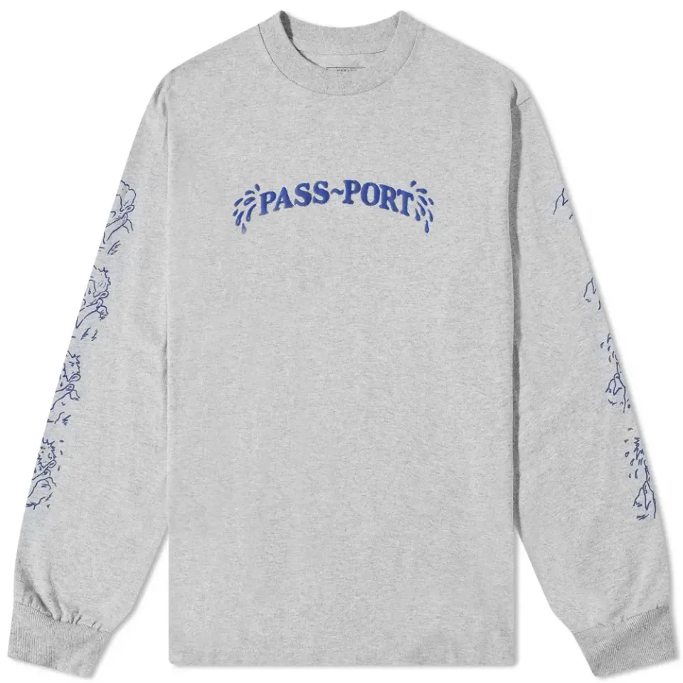 Pass-Port Long Sleeve Sweat Logo T-Shirt