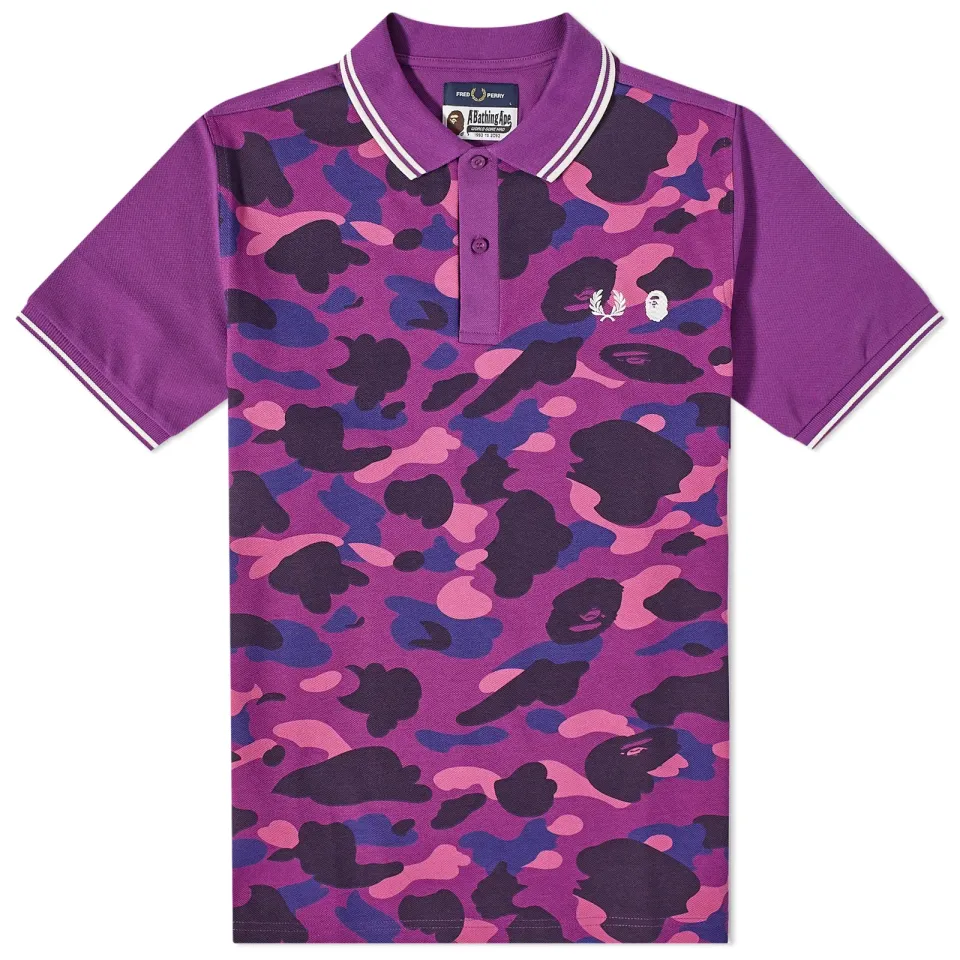 x BAPE Camo Polo