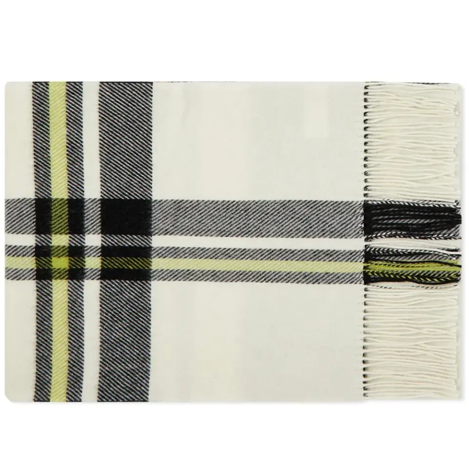 Wool Mix Fringed Scarf