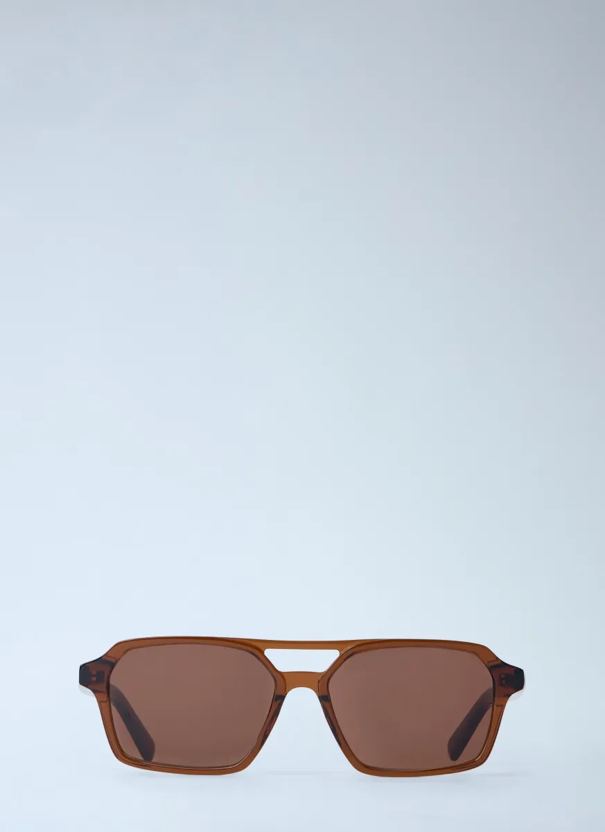 Geometric Frame Sunglasses