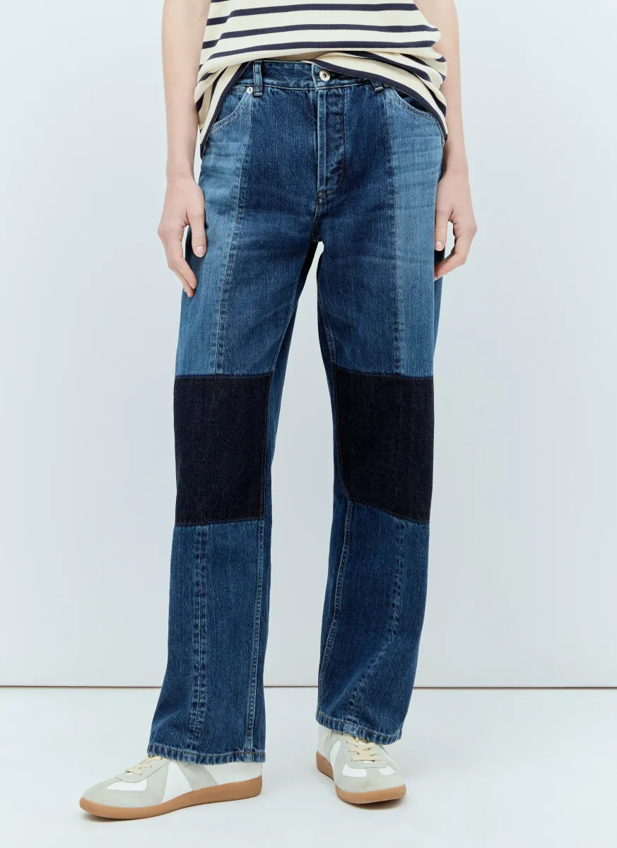 Panelled Jeans