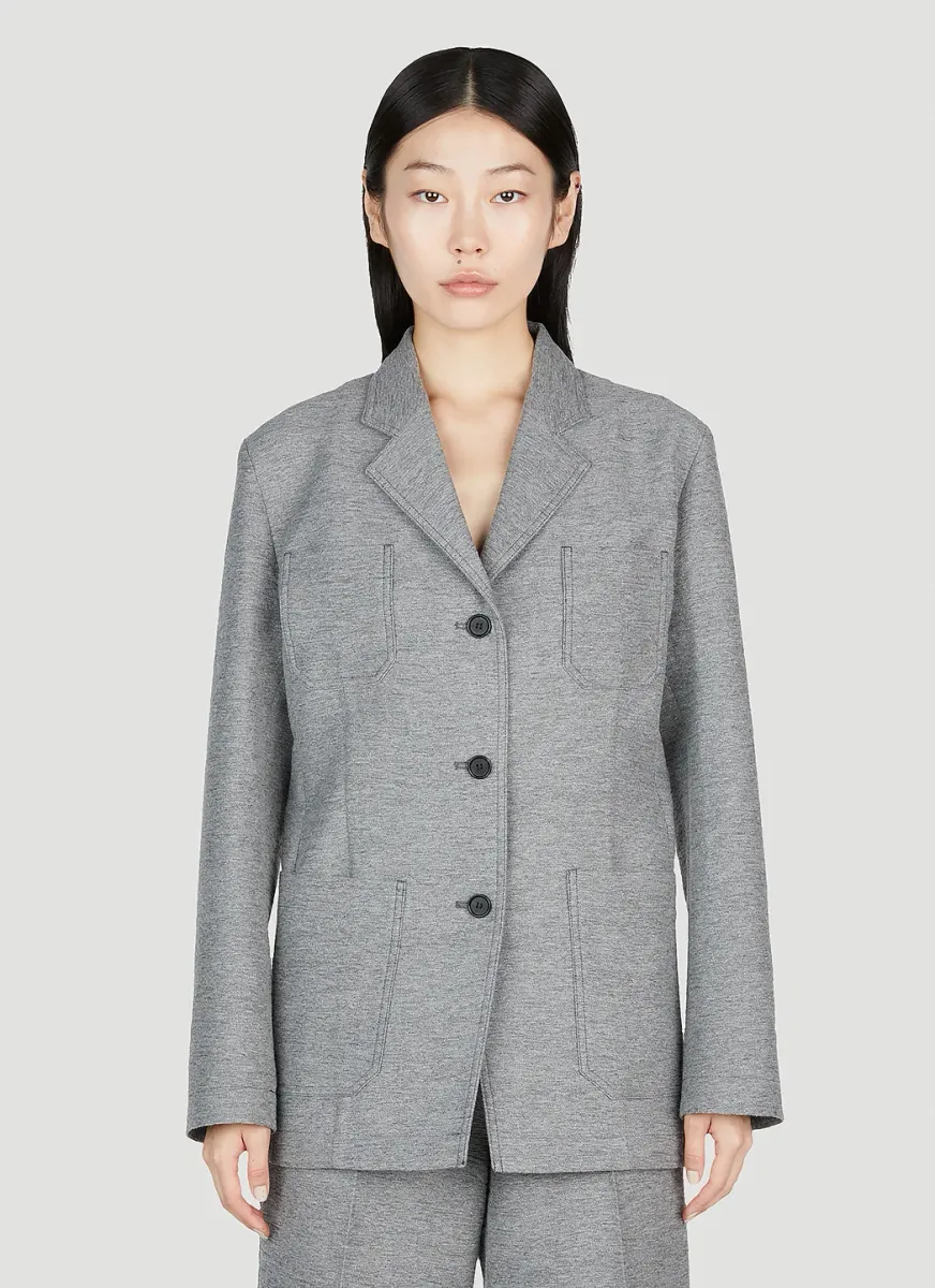 Melange Suit Blazer