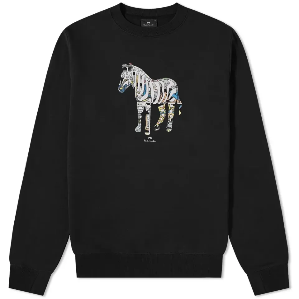 Zebra Print Crew Sweat