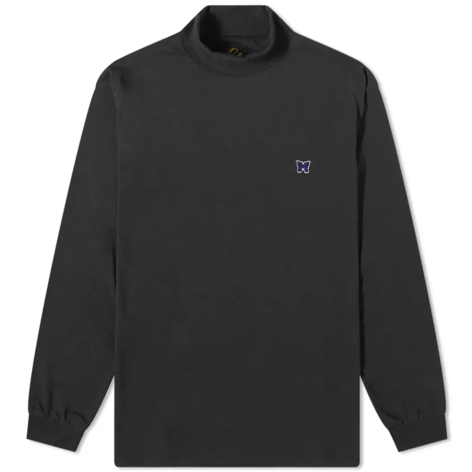 Long Sleve Mock Neck T-Shirt