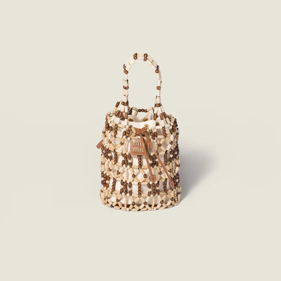 Mesh bucket bag