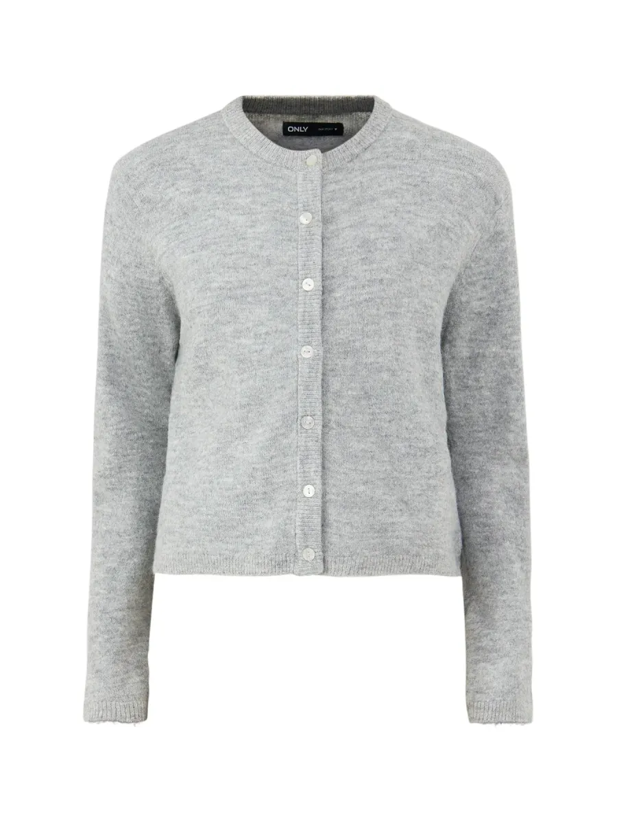 Long Sleeve Crew Neck Cardigan