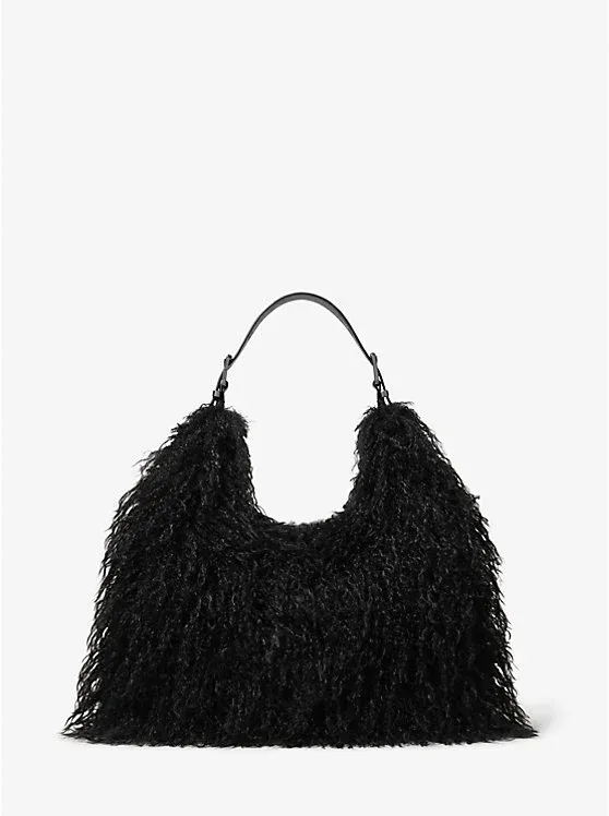 Nolita Large Faux Shearling Shoulder Bag