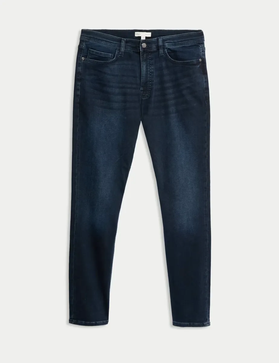 Slim Fit Comfort Stretch Jeans Blue/Black