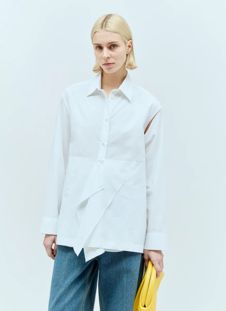 Peplum Drape Shirt