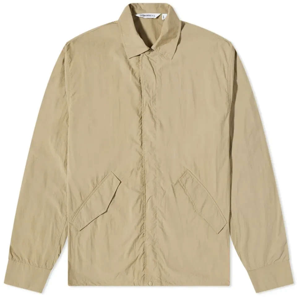 Fishtail Nylon Shirt Jacket