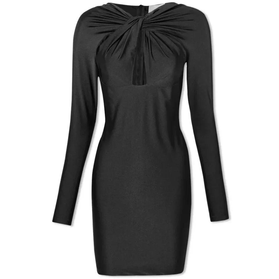 Cut Out Draped Dress