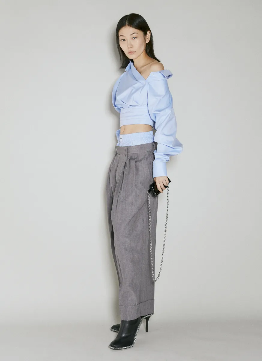 Exposed Boxer Tailored Pants