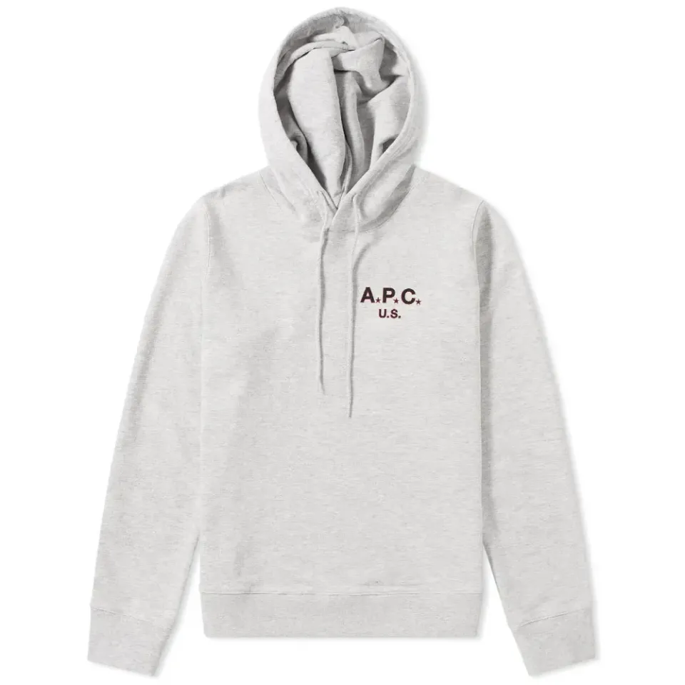 A.P.C. U.S. Flag Pullover Hoody