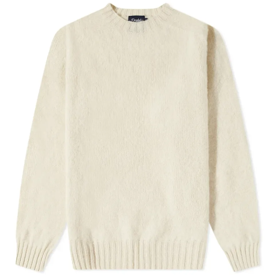 Brushed Shetland Crew Knit