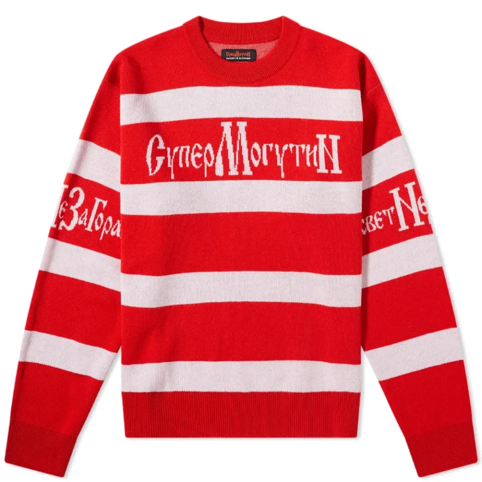 x Slava Mogutin Striped Knit