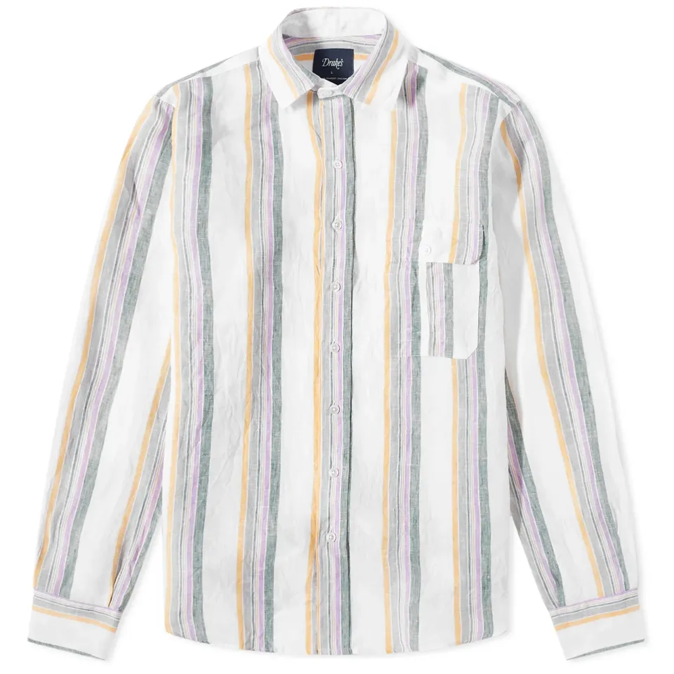 Stripe Linen Summer Shirt