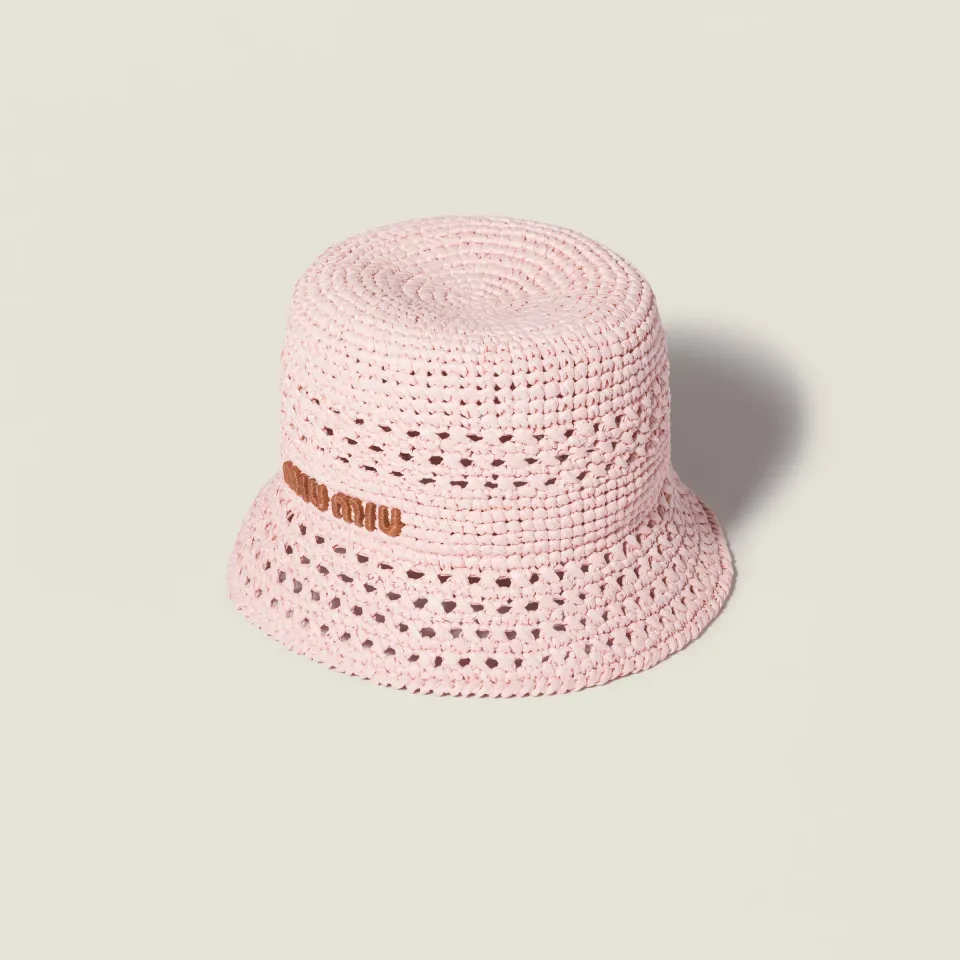 Woven fabric hat