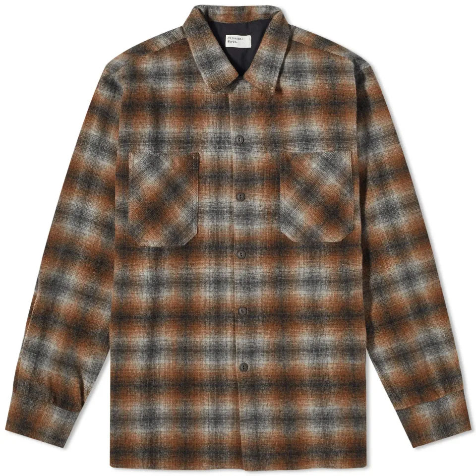 Wool Flannel Work Shirt