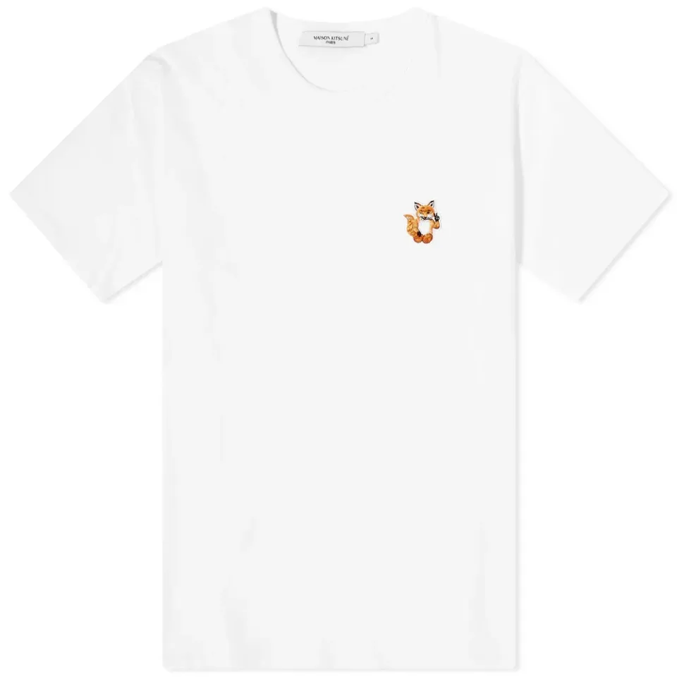 Maison Kitsuné All Right Fox Patch Classic T-Shirt