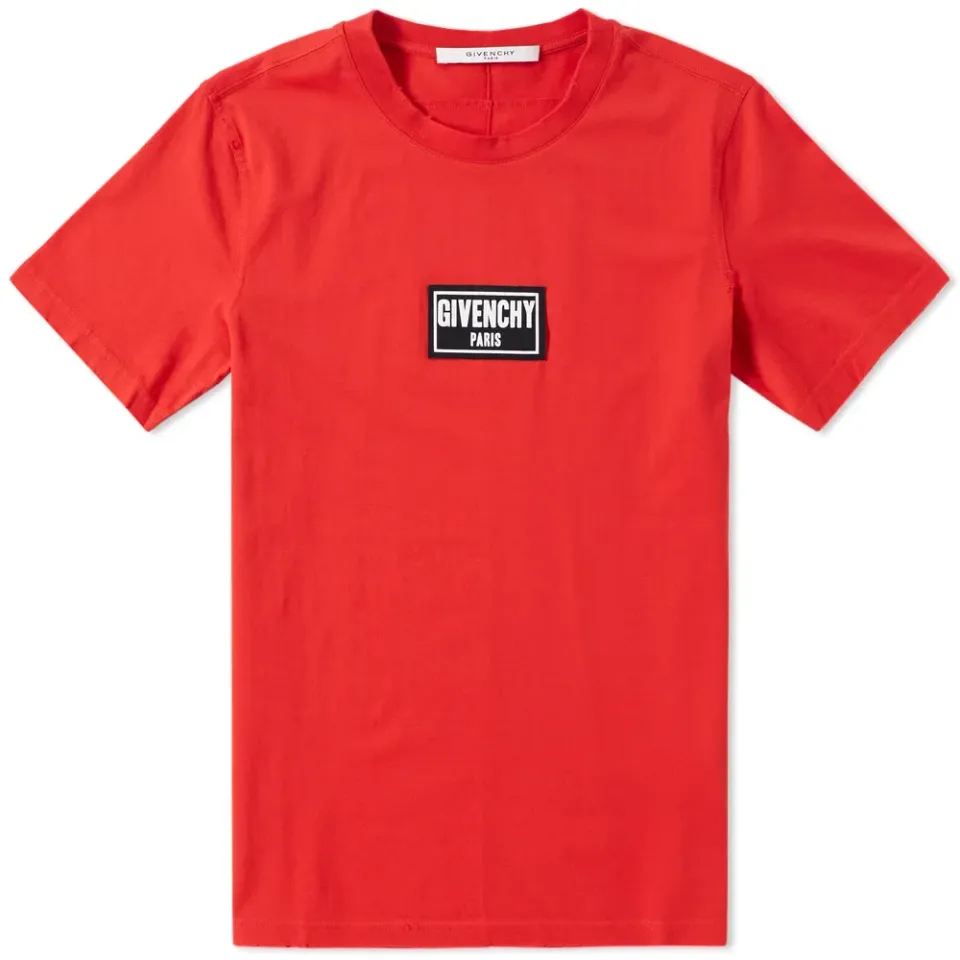 Cuban Distressed Box Logo Tee
