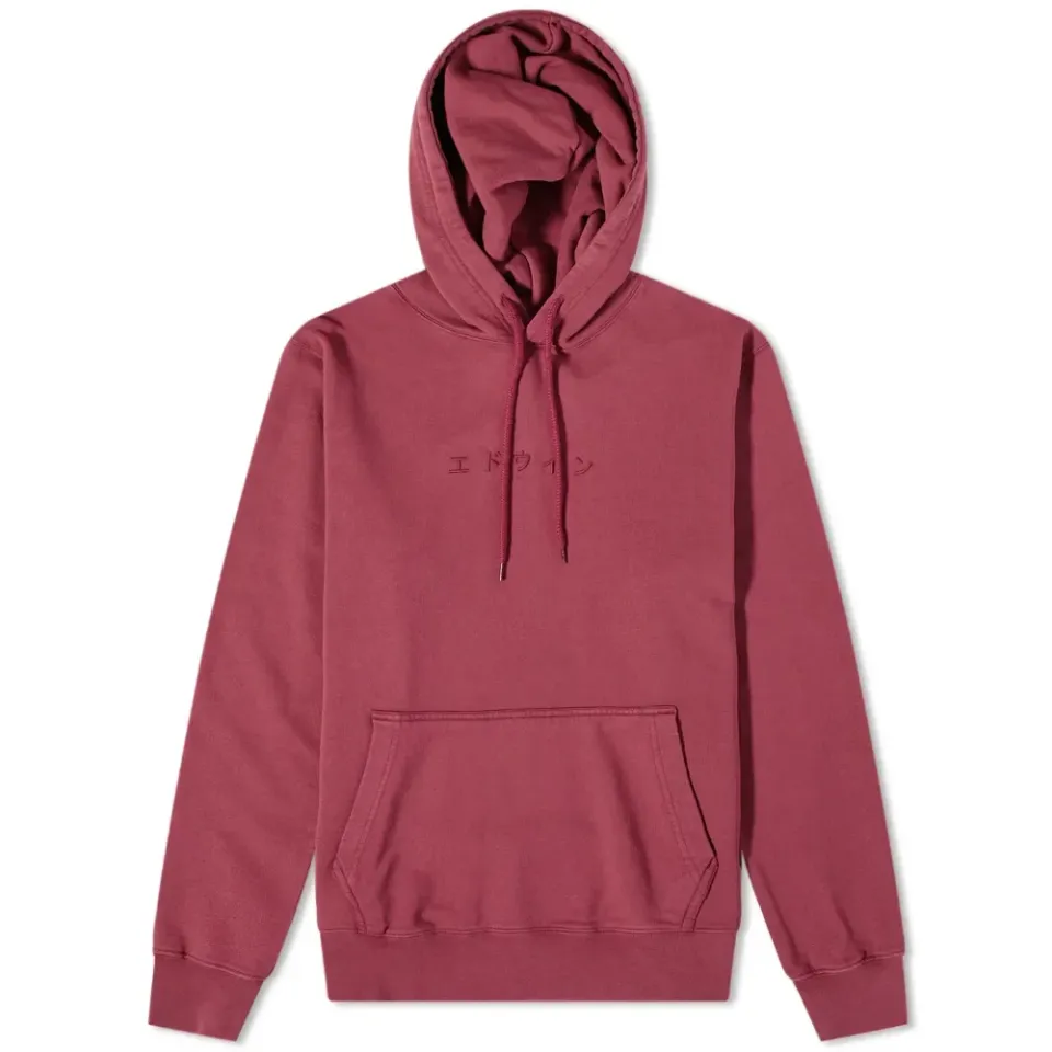 Katakana Embroidered Hoodie