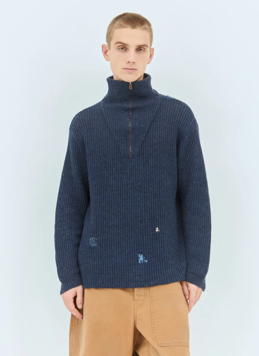 Summer Shetland Knit Sweater
