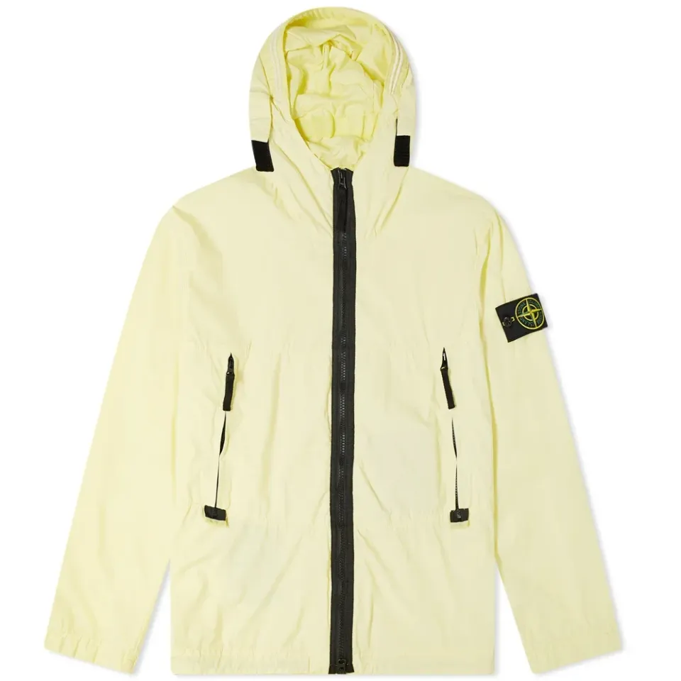 Nylon Garment Dyed Hooded Jacket