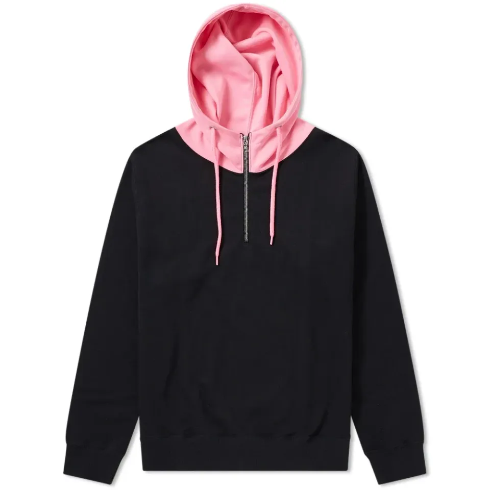 SOPHNET. Half Zip Pullover Hoody