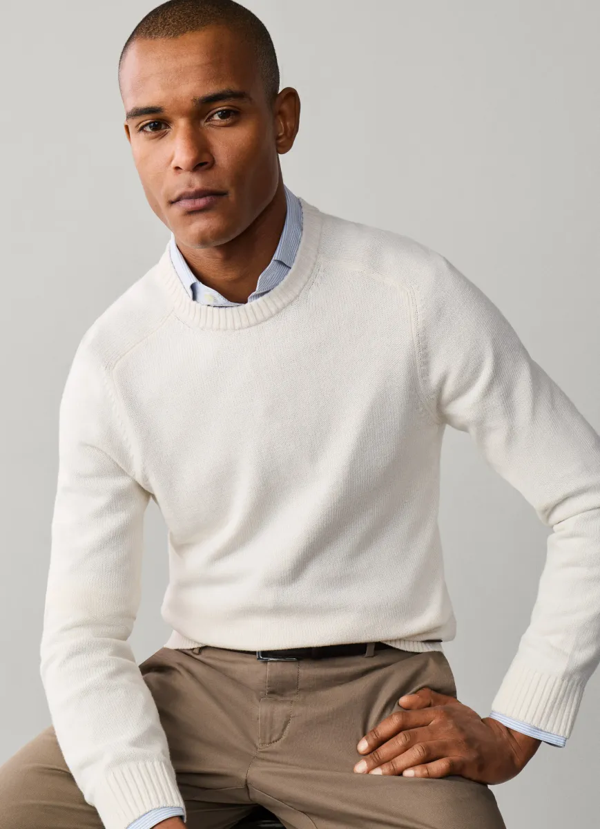 Cotton Crew-Neck Jumper