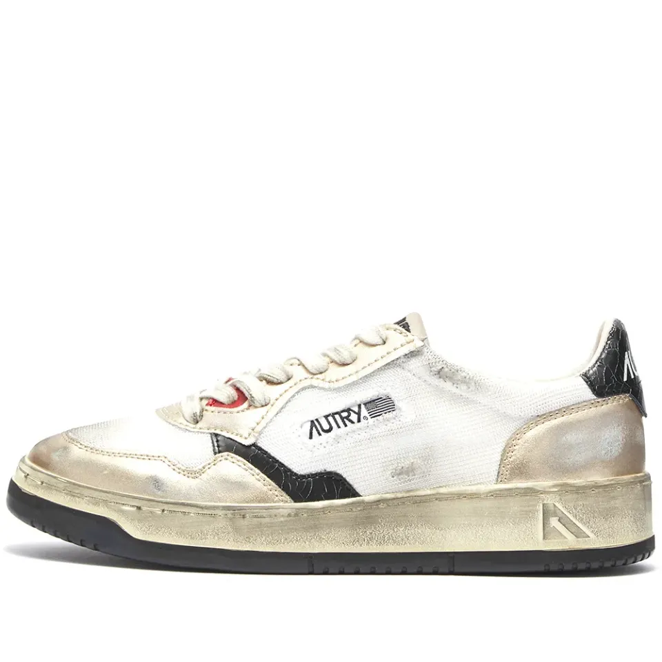 Mesh & Suede Super Vintage Low